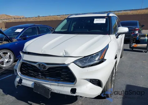 2021 Toyota Highlander Platinum from USA, damaged, VIN 5TDFZRAH0MS061862